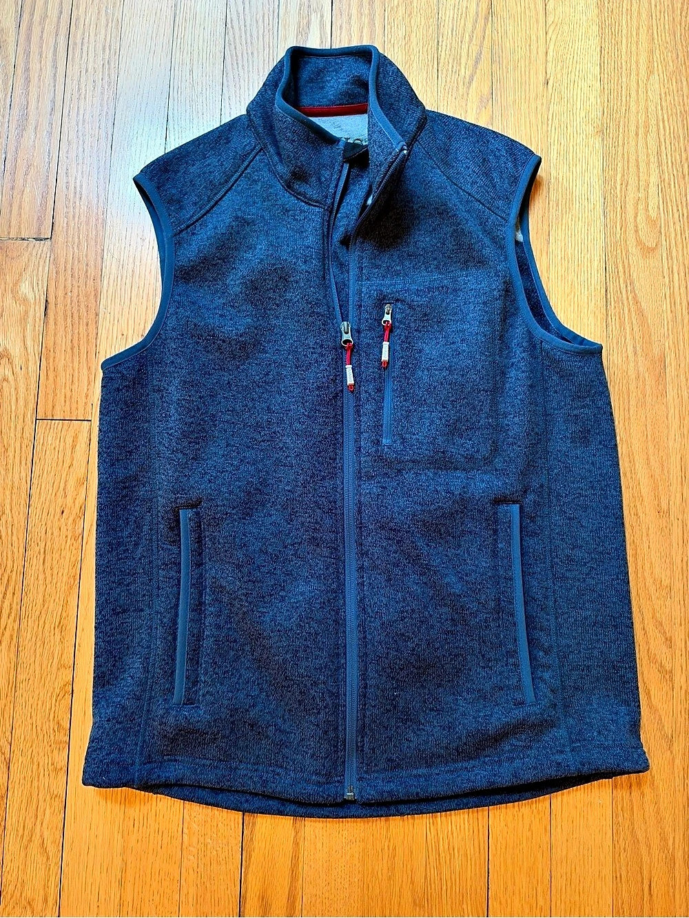 Orvis R65 Sweater Fleece Vest Men's Blue Medium LIKE NEW